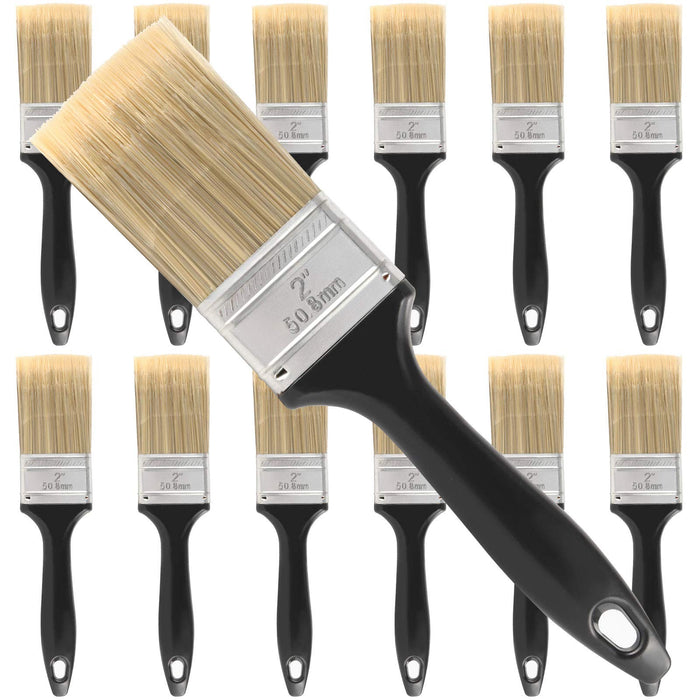 Zeonhei 2 Inch Paint Brushes, Home Wall Trim House Paintbrush Bulk wit —  CHIMIYA